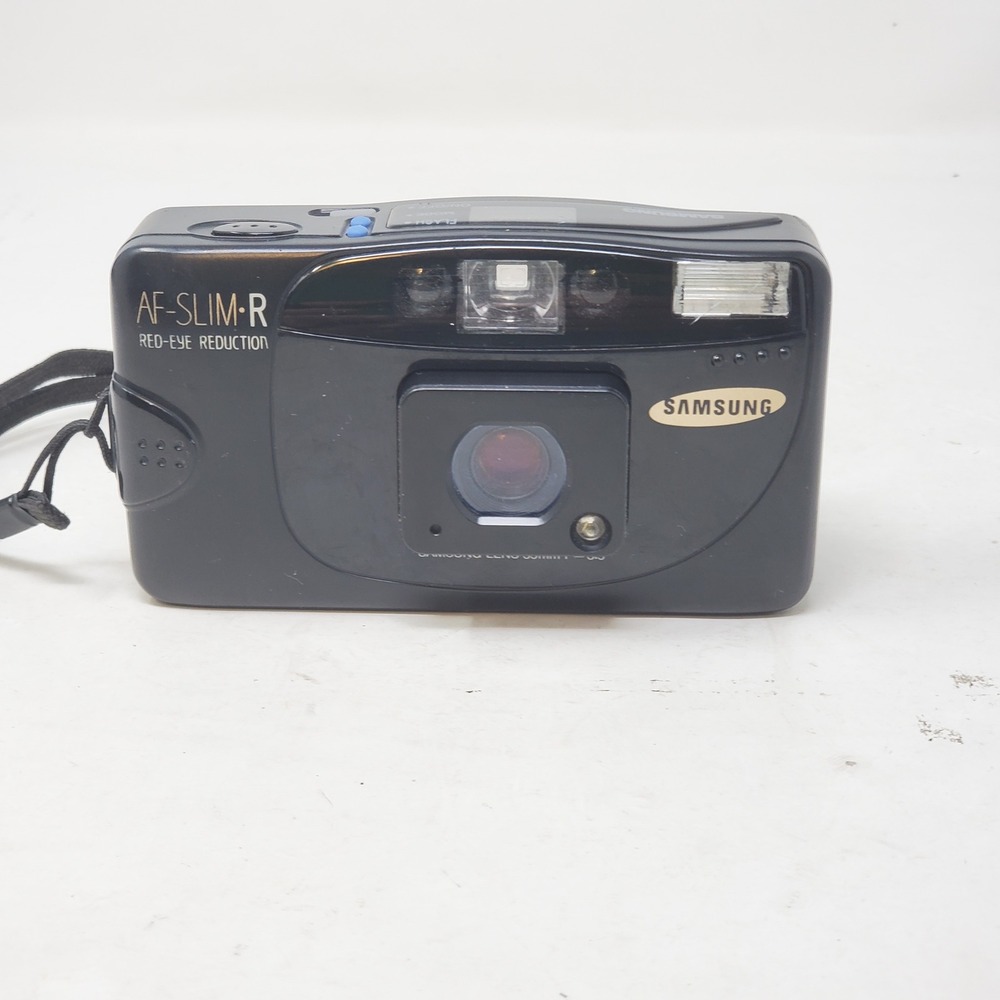 Samsung AF-Slim R 35mm Point & Shoot Film Camera Tested & Working
